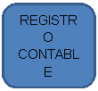 Rectngulo redondeado: REGISTRO CONTABLE